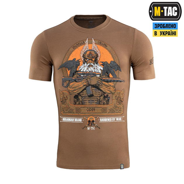 Тактическая M-Tac футболка Odin Coyote Brown койот M - изображение 2