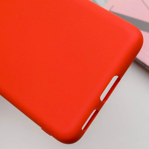 Чохол TPU GETMAN Liquid Silk Full Camera Samsung Galaxy S21 FE Червоний / Red - зображення 6