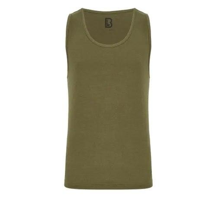 Тактична майка, футболка без рукавів армійська 100% бавовни Brandit Tank Top олива 3XL - зображення 1