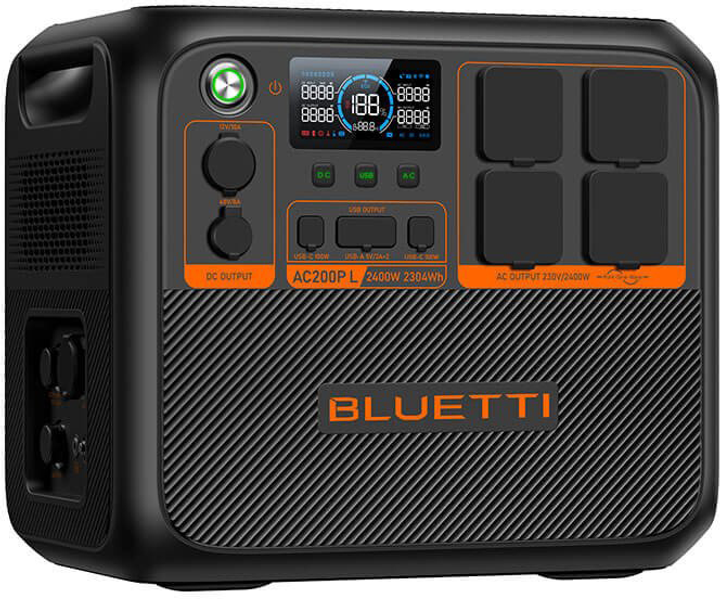 Bluetti AC200PL ports