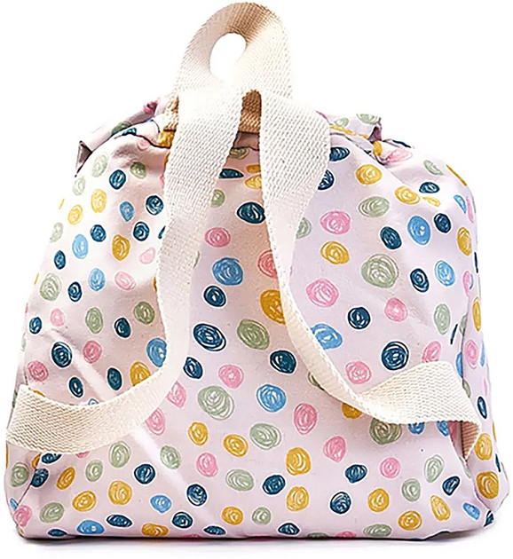 Дитячий косметичний набір Mustela Bebe Little Moments Mochila Lunares Гель для душу 200 мл + Крем для тіла 100 мл + Лосьйон для тіла 300 мл + Спрей для тіла 200 мл + Рюкзак (8436034154044) - зображення 3
