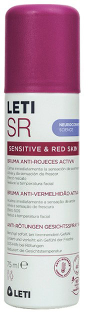 Міст для обличчя Leti SR Anti-Redness Mist 75 мл (8431166260649) - зображення 1