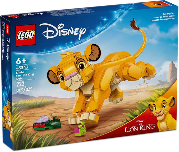 Конструктор LEGO Disney Classic Король Лев - Левеня Симба 222 деталі ...