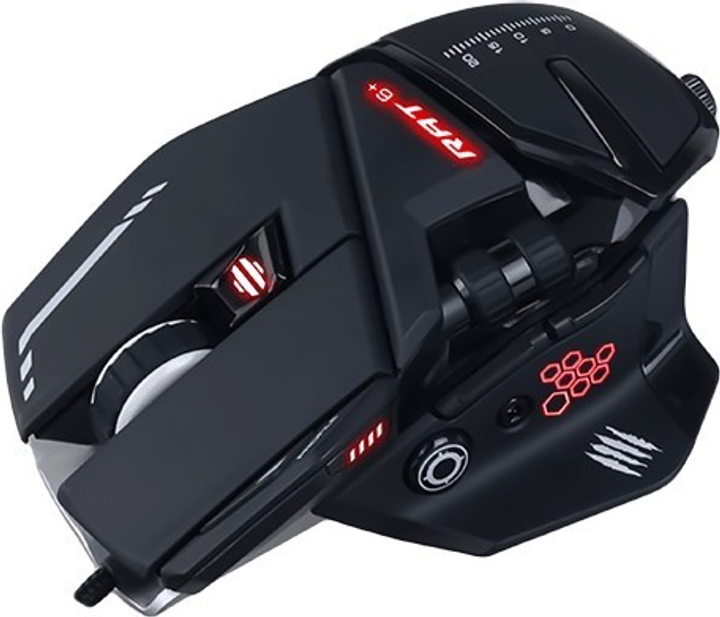 Mysz Mad Catz R.A.T. 6+ USB Black (MR04DCINBL000-0) - obraz 3