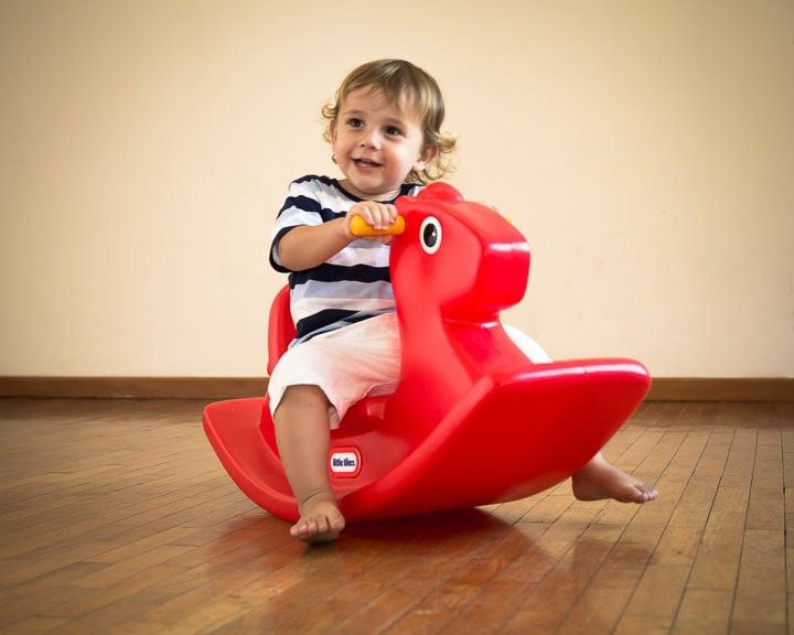 Koń-fotel bujany Little Tikes czerwony (0050743116704) - obraz 3