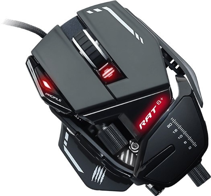 Mysz Mad Catz R.A.T. 8+ USB Black (MR05DCINBL000-0) - obraz 2