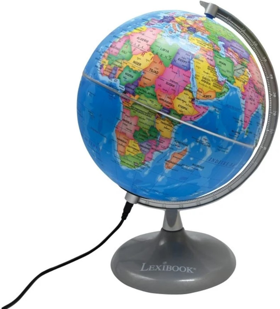 Globus Lexibook Luminous Day & Night Globe z podświetleniem 26 cm (3380743098449) - obraz 2