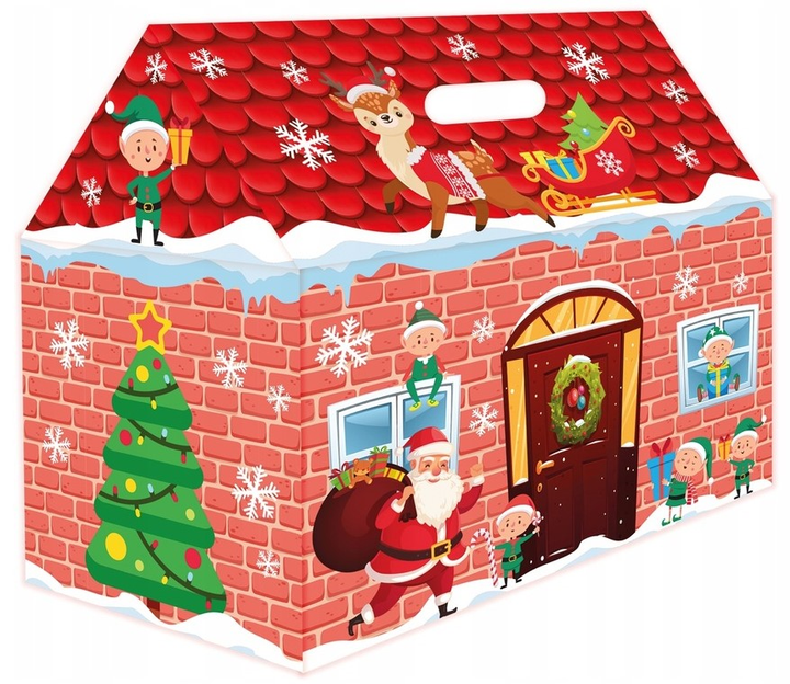 Різдвяний подарунок. Будиночок 2 Dragon 3 в 1: казки, наліпки, розмальовка (5907784414946) - зображення 1