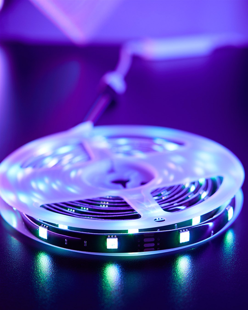 Розумна світлодіодна стрічка RZTK Smart LED 3 USB RGB - зображення 16