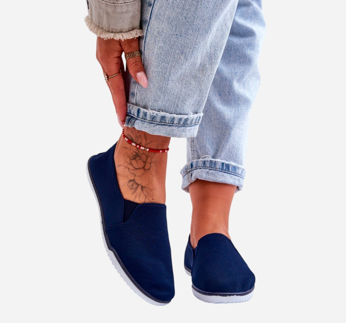 Buty wsuwane damskie Versali 38 Granatowe (5905677427639) - obraz 5