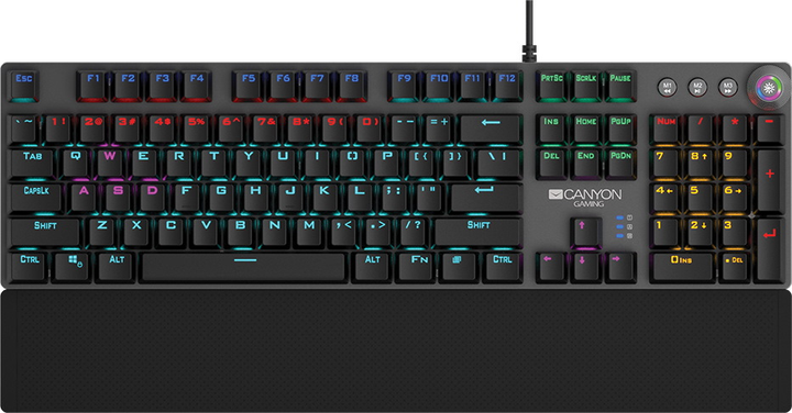 Клавиатура Canyon CND-SKB7-RU USB Черная 231684 - изображение 1