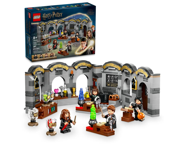 Zestaw klocków LEGO Harry Potter Zamek Hogwart: Zajęcia z eliksirów 397 elementów (76431) - obraz 6