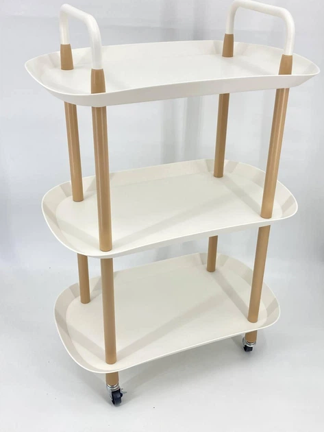 Косметологическая тележка (тележка, столик этажерка, полка) C-003,Т08006 - изображение 2