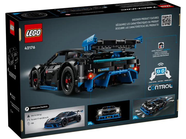 Конструктор LEGO Technic Гоночний автомобіль Porsche GT4 e-Performance 834 деталі (42176) - зображення 3