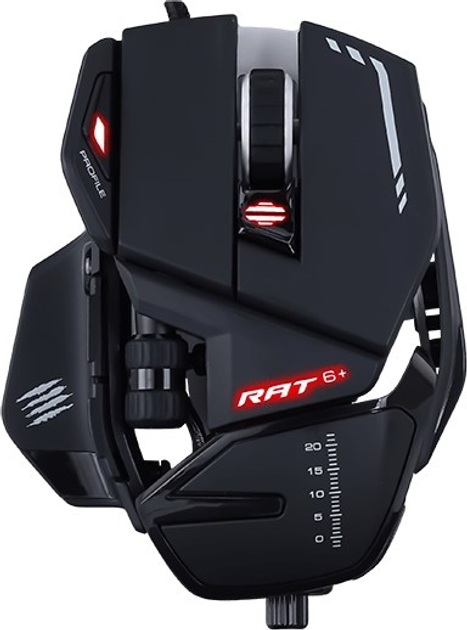 Мышь Mad Catz R.A.T. 6+ USB Black (MR04DCINBL000-0) – фото, отзывы ...
