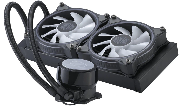 Система водяного охлаждения CoolerMaster MasterLiquid ML240 Illusion (MLX-D24M-A18P2-R1) - Фото 4 Система водяного охлаждения CoolerMaster MasterLiquid ML240 Illusion (MLX-D24M-A18P2-R1) - изображение 4