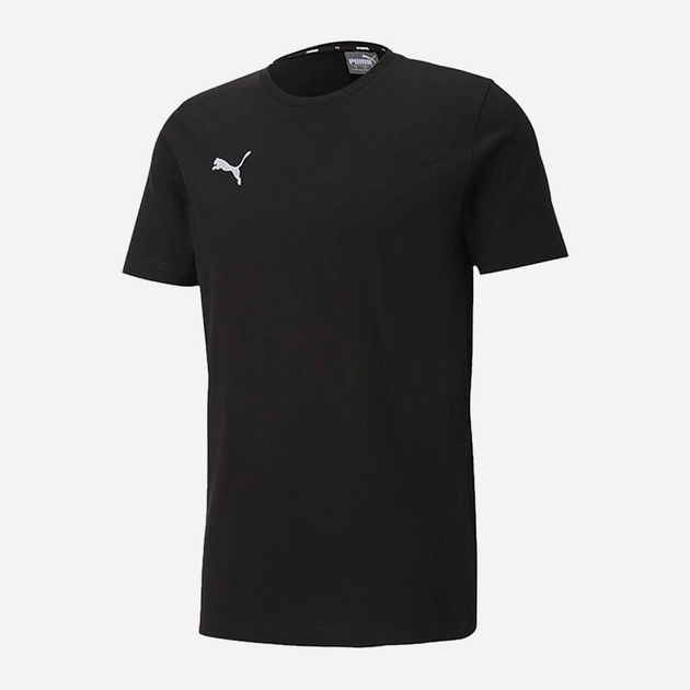 T-shirt chłopięcy sportowy Puma teamGOAL 23 65670903 128 cm Czarny (4062451187255) - obraz 1