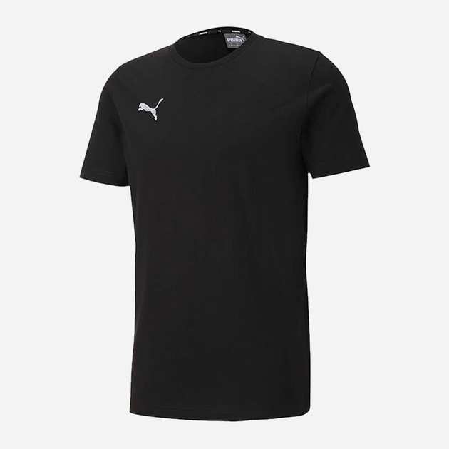 T-shirt chłopięcy sportowy Puma teamGOAL 23 65670903 146-152 cm Czarny (4062451187279) - obraz 1