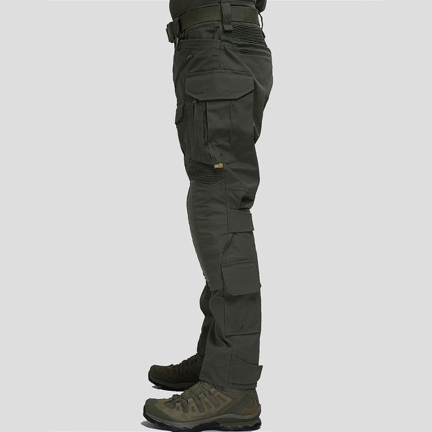 Тактичні штани UATAC Gen 5.4 Olive (Олива) з наколінниками M - изображение 2