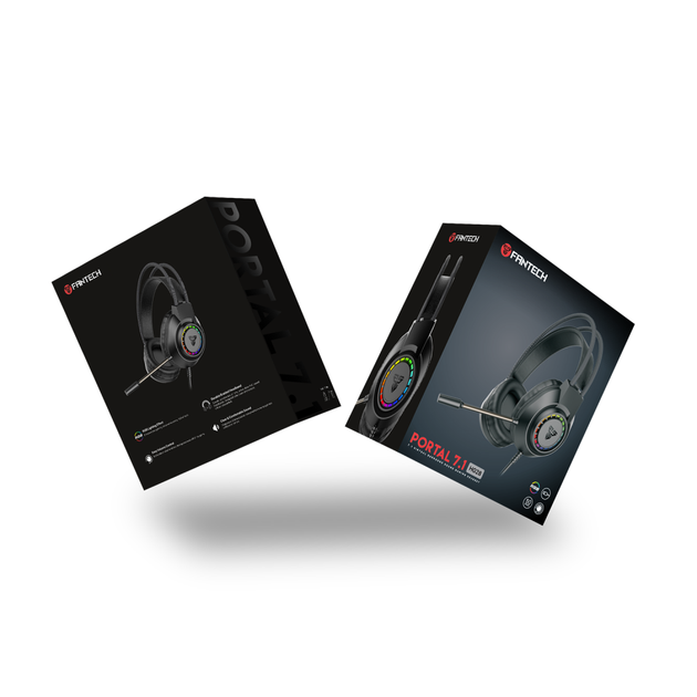 Ігрові Навушники Fantech HG28 Portal Колір Чорний - зображення 2