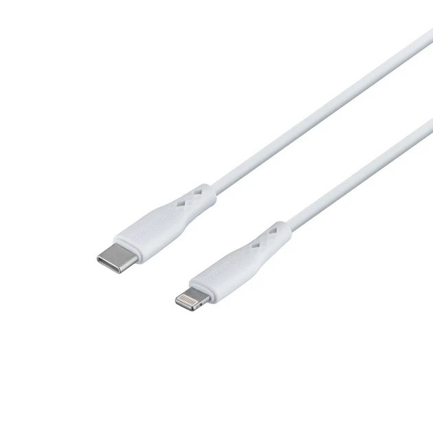 Сетевое Зарядное Устройство Borofone BN3 Premium PD 20W Type-C to Lightning QC3.0 Цвет Белый - изображение 3