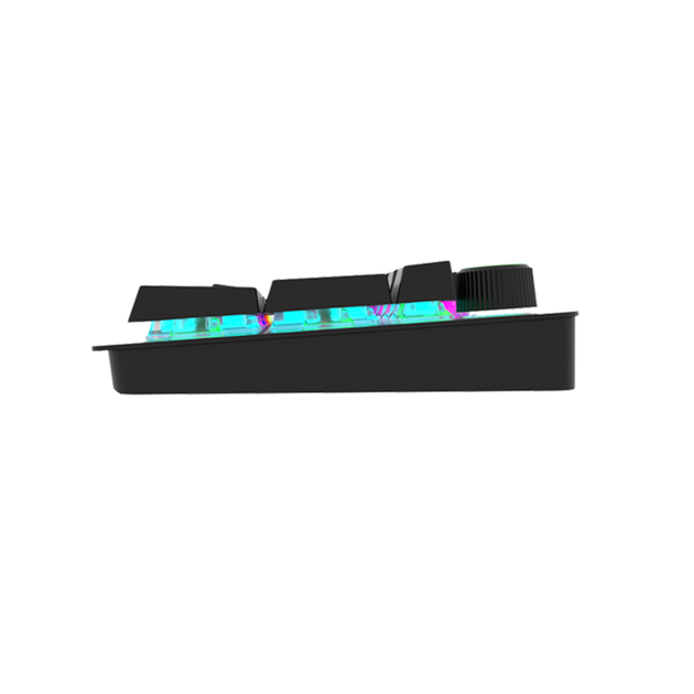 Дротова ігрова USB клавіатура Fantech Max Power MK853 Red Switch, Black - зображення 5