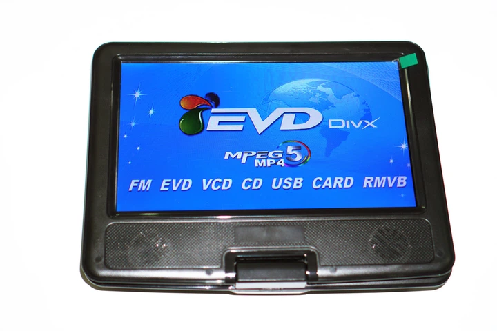 Портативний DVD плеєр 9,8" Opera акумулятор TV тюнер USB - зображення 3
