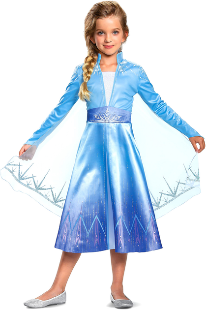 Карнавальний костюм Disguise Elsa Traveling Deluxe 3-4 років 104 см (0192995050815) - зображення 1