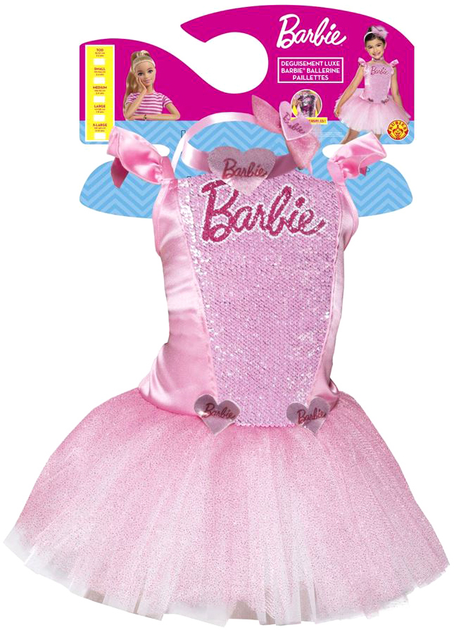 Strój karnawałowy Rubies Barbie Ballerina 4-7 lata 116 cm (0195884033869) - obraz 1