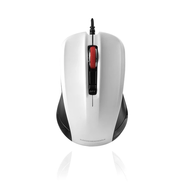 Мышь Modecom MC-M9.1 Black/White (M-MC-00M9.1-200) - Фото 1 Мышь Modecom MC-M9.1 Black/White (M-MC-00M9.1-200) - изображение 1