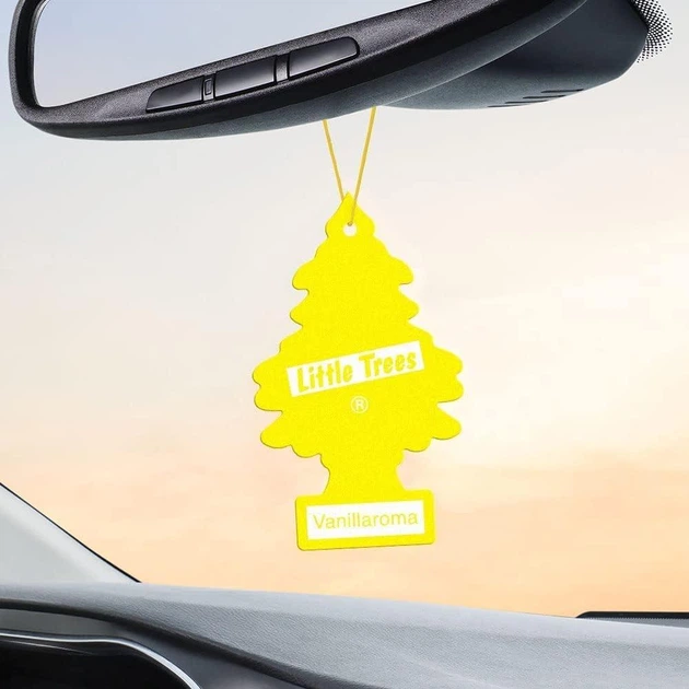 Освіжувач повітря 4 шт LITTLE TREES Vanillaroma (Ваніль), ароматизатор Ялинка для автомобіля, будинку, офісу, ванної кімнати, шафи, гаража - Фото 4 Освіжувач повітря 4 шт LITTLE TREES Vanillaroma (Ваніль), ароматизатор Ялинка для автомобіля, будинку, офісу, ванної кімнати, шафи, гаража - зображення 4