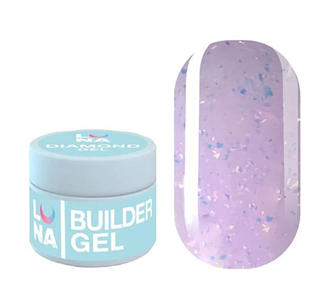 Гель для нарощування Luna Diamond Gel No8 15 мл - Фото 1 Гель для нарощування Luna Diamond Gel No8 15 мл - зображення 1