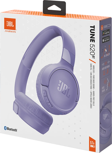 Навушники JBL Tune 520BT Purple (JBLT520BTPUREU) - изображение 8