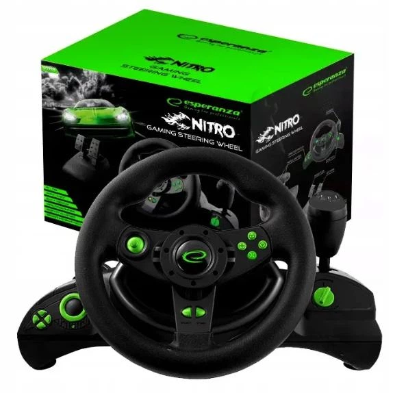 Дротове кермо Esperanza Nitro PC/PS3 EGW102 - зображення 6