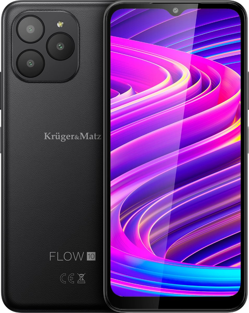 Smartfon Kruger&Matz Flow 10 4/64GB Black (KM05001-B) - obraz 1