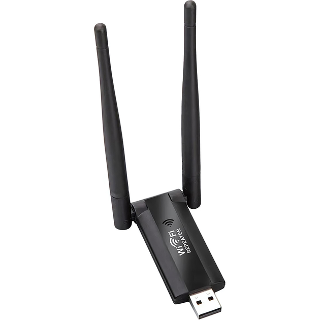 Ретранслятор U&P WR01 Wi-Fi Repeater 300M 2.4GHz Black (PRN-WR01-BK) - изображение 2