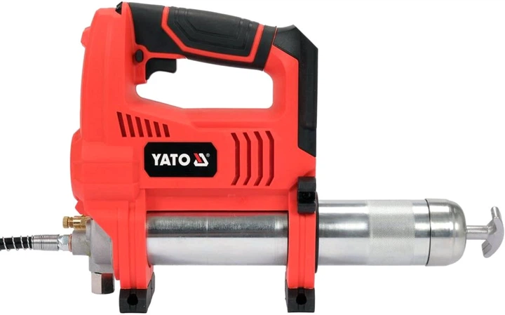 Smarownica YATO 600 cm³, akumulator. 18V, 62 MPa z giętkim aplikatorem - 76 cm (bez akumulatora) (YT-07021) - Zdjęcie 2 Smarownica YATO 600 cm³, akumulator. 18V, 62 MPa z giętkim aplikatorem - 76 cm (bez akumulatora) (YT-07021) - obraz 2
