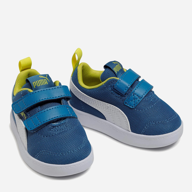 Дитячі кеди для хлопчика Puma Courtflex v2 Mesh V 37175907 23 (6UK) Сині (4063697721869) - зображення 2