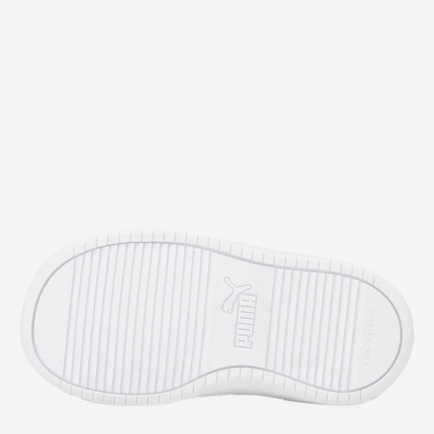 Sneakersy chłopięce na rzepy Puma Rickie AC+ 38431403 27 (9UK) Białe (4064535897494) - obraz 4