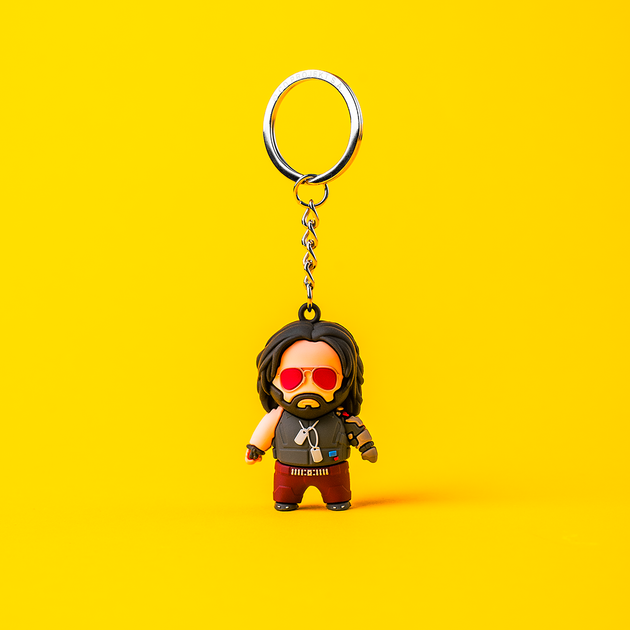 Brelok 3D Good Loot Cyberpunk 2077 Johnny Silverhand (5908305246411) - obraz 4