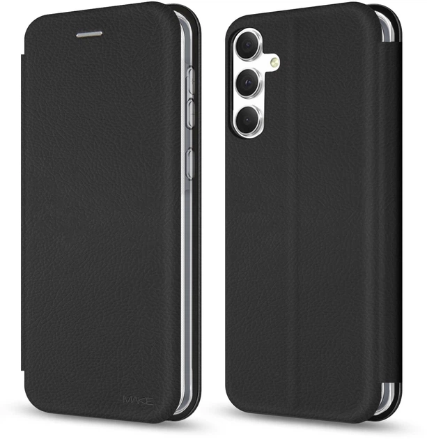 Чохол-книжка для смартфона Samsung Galaxy A35 Make Book Black (MCO-SA35) - Фото 2 Чохол-книжка для смартфона Samsung Galaxy A35 Make Book Black (MCO-SA35) - зображення 2