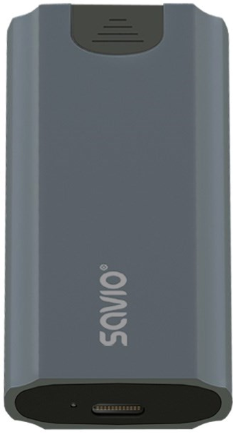 Obudowa zewnętrzna Savio External M.2 SSD NVMe Enclosure, AK-67 Grey (5901986048183) - obraz 3