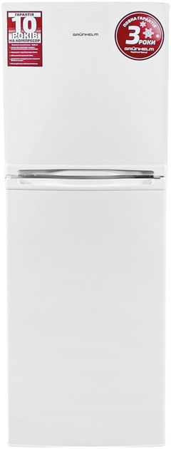 Акция на Двокамерний холодильник GRUNHELM GRW-138DD от Rozetka
