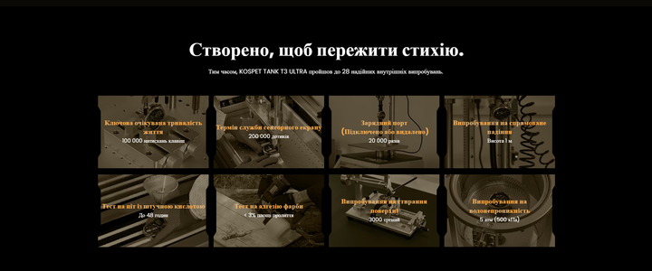 Умные противоударные, тактические смарт часы для военных Kospet Tank T3 Ultra Black с компасом, барометром,GPS, водостойкие - Фото 11 Умные противоударные, тактические смарт часы для военных Kospet Tank T3 Ultra Black с компасом, барометром,GPS, водостойкие - изображение 11