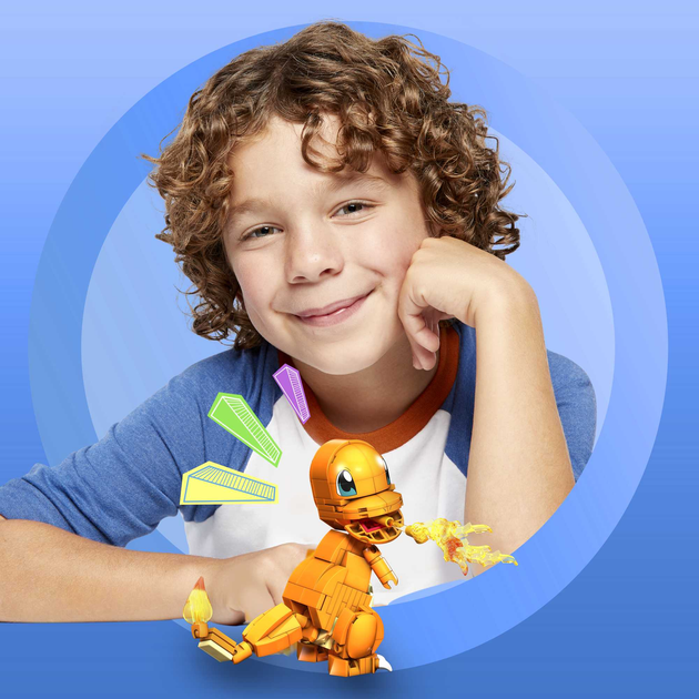 Конструктор Mega Charmander Medium Pokemon 180 деталей (887961834598) - зображення 5