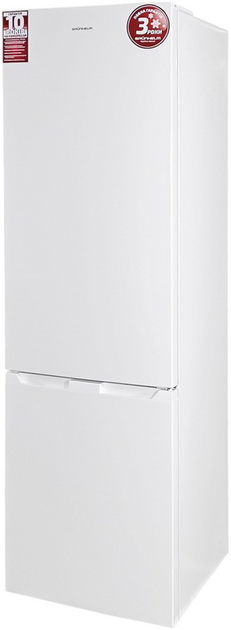 Двокамерний холодильник Grunhelm BRH-N200E60W (BP132389) - зображення 2