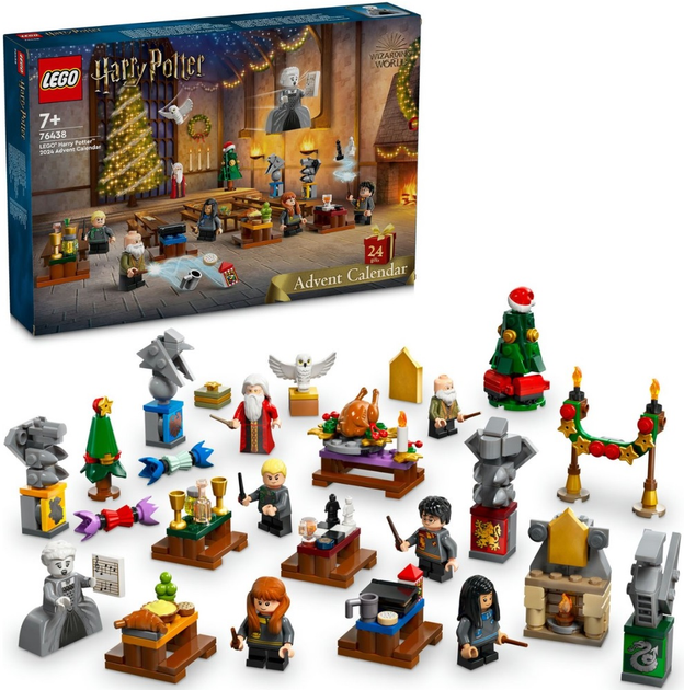 Kalendarz adwentowy LEGO Harry Potter 301 elementów (76438) - obraz 3