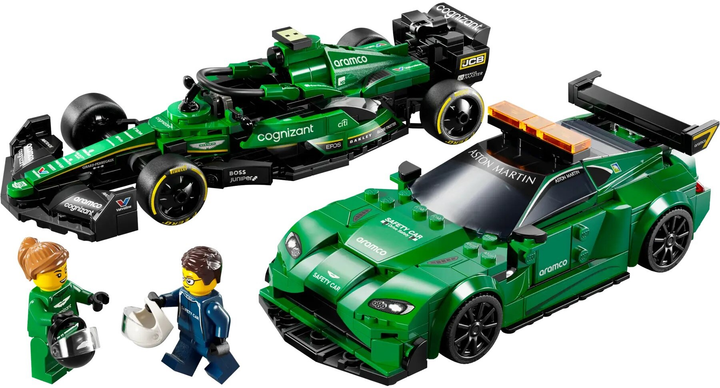 Zestaw klocków Lego Speed Champions Samochód bezpieczeństwa Aston Martin i AMR23 564 elementy (76925) - obraz 2