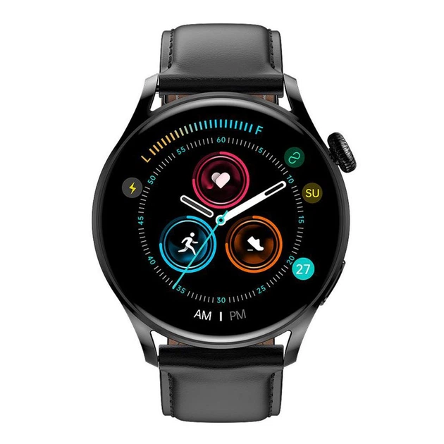 Смарт Часи XO WATCH3 Колір Чорний - Фото 1 Смарт Часи XO WATCH3 Колір Чорний - зображення 1