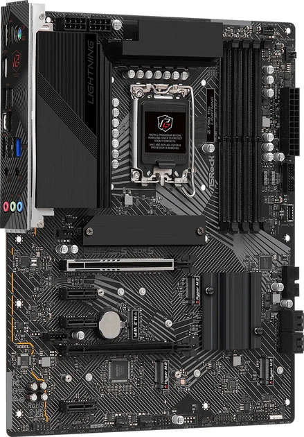 AsRock Z790 PG LIGHTNING (1700/Z790, 4*DDR5, 2*PCIex16, HDMI/eDP, 4xSATA, 4xM.2, 2.5Glan, 7.1ch, ATX - зображення 2